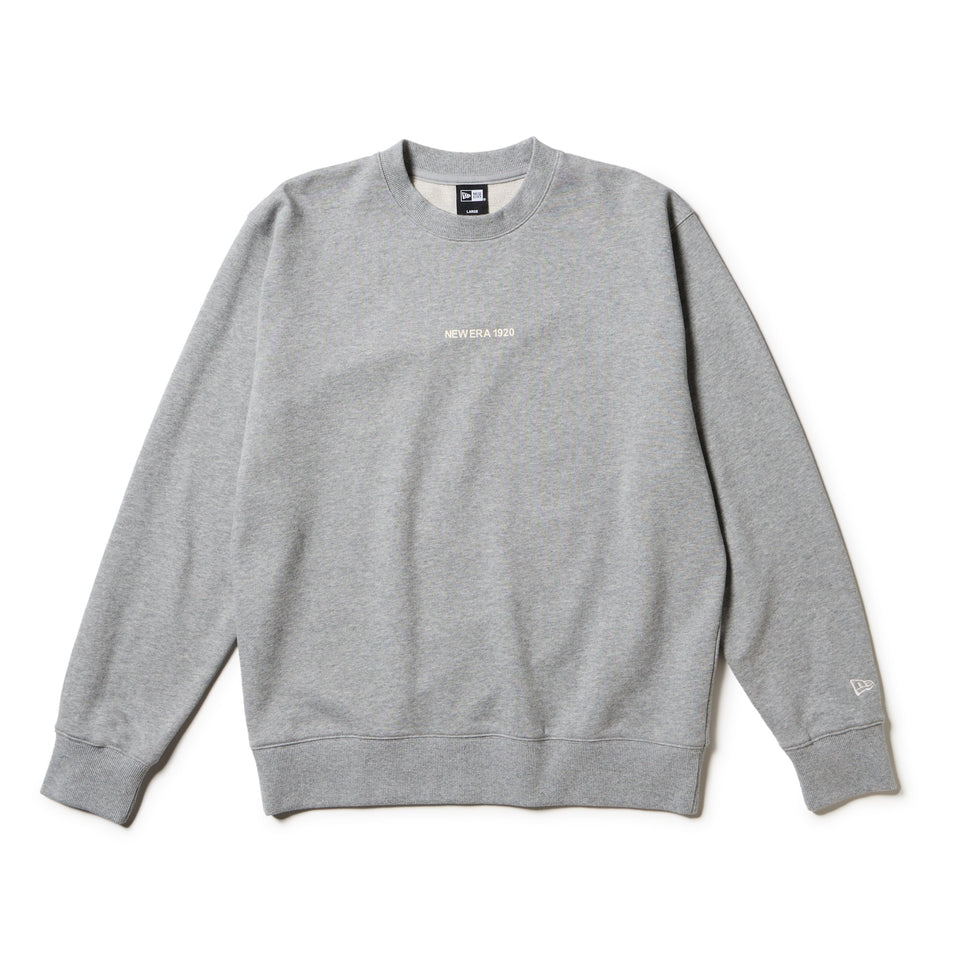 裏毛 スウェット クルーネック NEW ERA 1920 ヘザーグレー