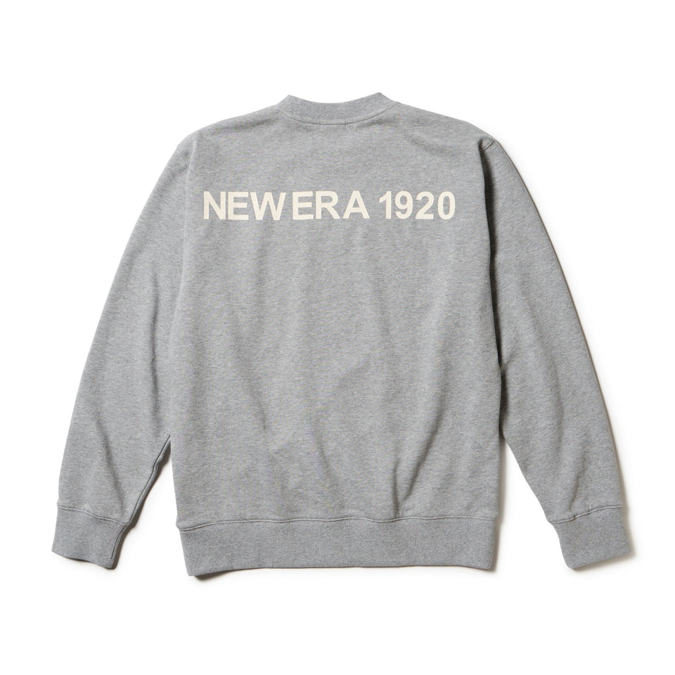 裏毛 スウェット クルーネック NEW ERA 1920 ヘザーグレー