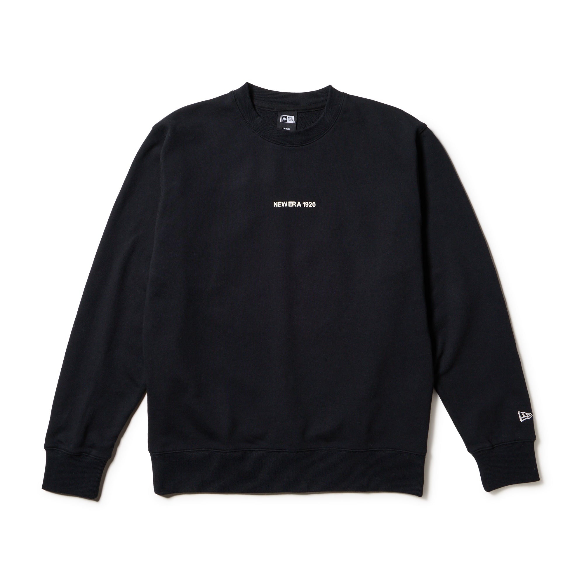 裏毛 スウェット クルーネック NEW ERA 1920 ブラック | ニューエラ 