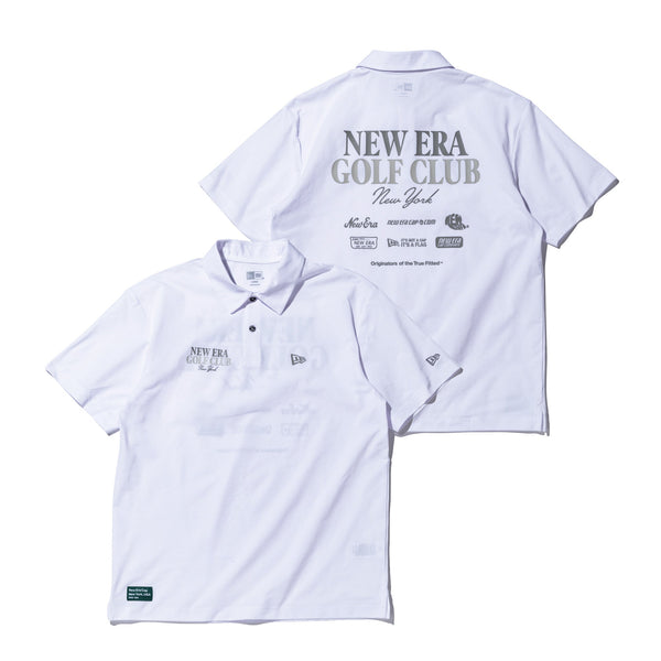 半袖 ユーティリティー ポロシャツ NEW ERA GOLF CLUB ホワイト