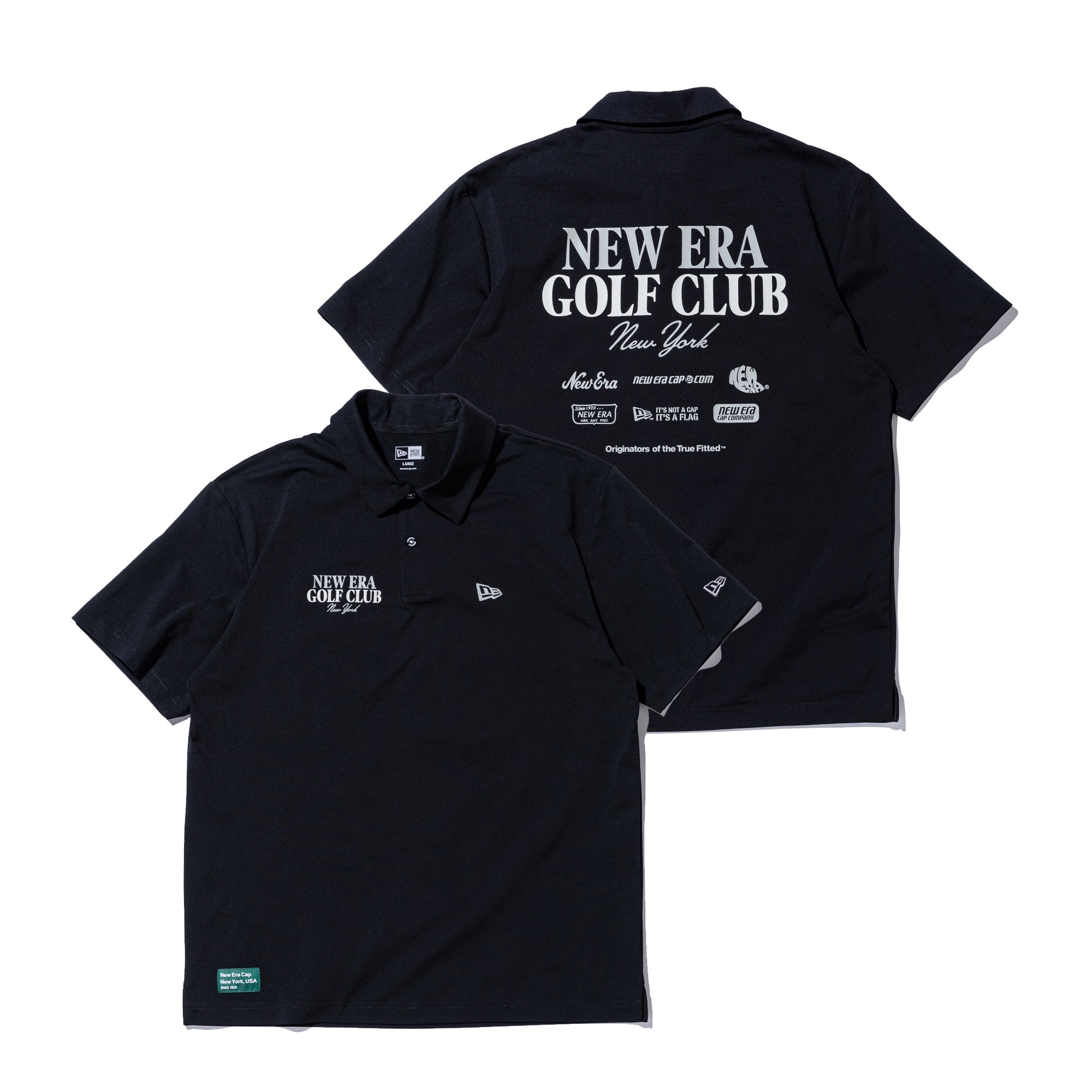 半袖 ユーティリティー ポロシャツ NEW ERA GOLF CLUB ブラック