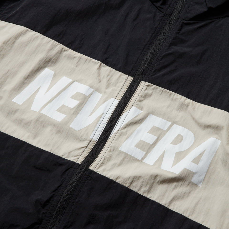 ナイロン トラックジャケット NEW ERA ブラック