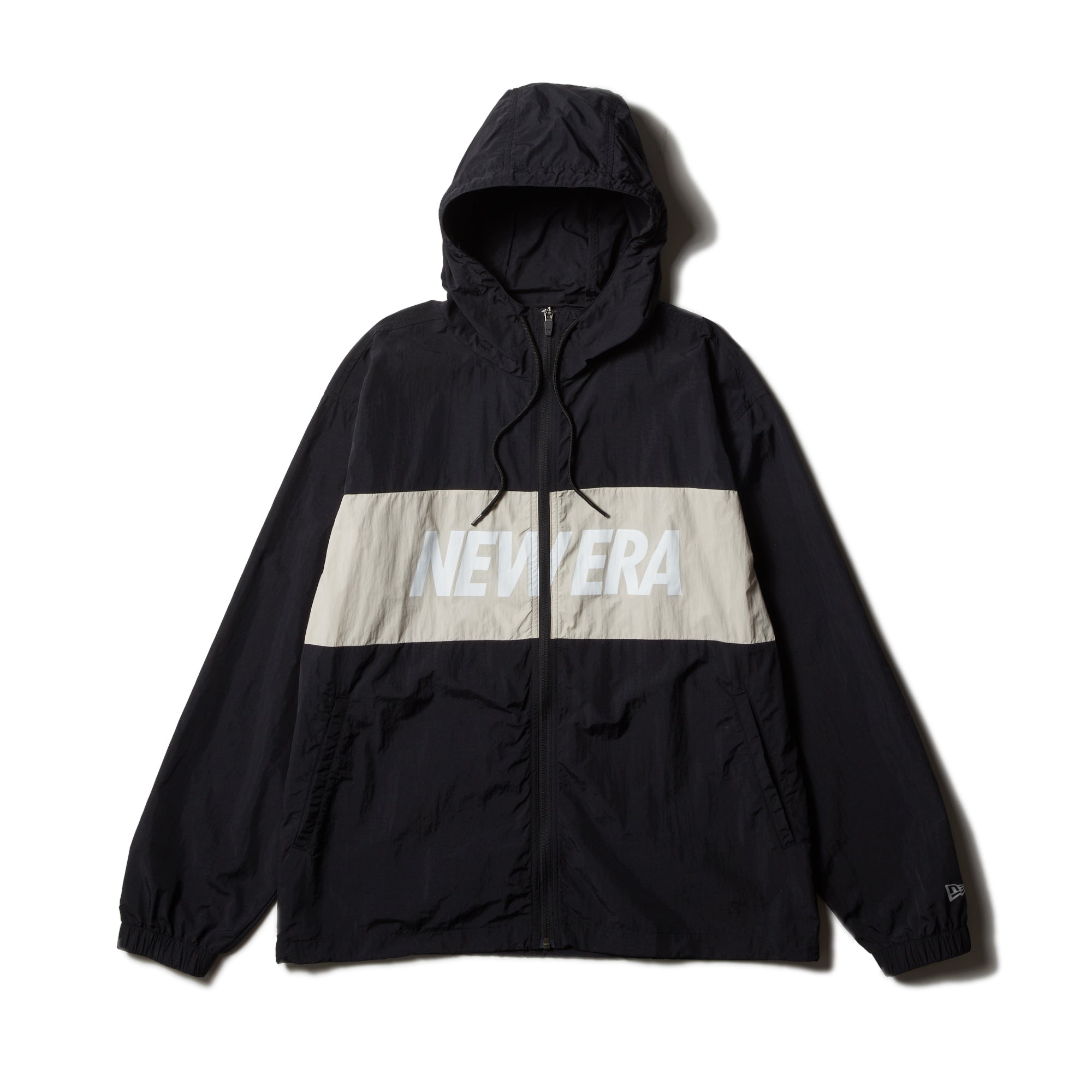 ナイロン トラックジャケット NEW ERA ブラック