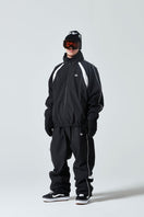 スノートラックパンツ NEW ERA SNOWBOARDING パイピング ブラック - 14380230 - XS | NEW ERA ニューエラ公式オンラインストア
