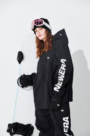 スノージャケット NEW ERA SNOWBOARDING ワードマークロゴ ブラック - 14380231 - XS | NEW ERA ニューエラ公式オンラインストア