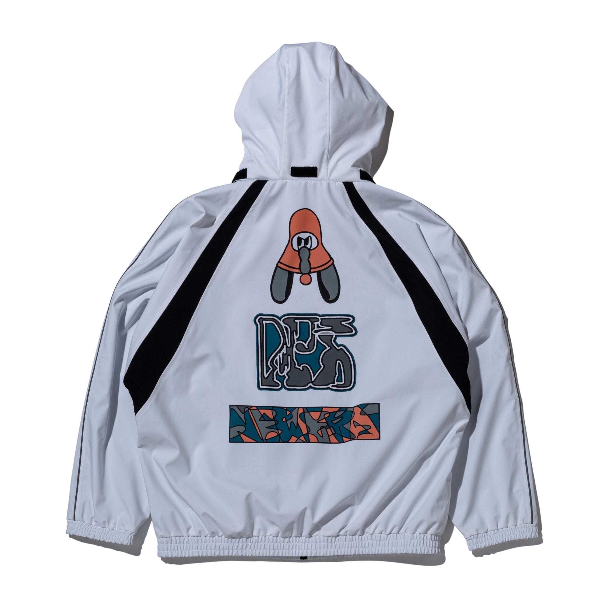 スノートラックジャケット NEW ERA SNOWBOARDING SHINKNOWNSUKE パイピング ホワイト 5