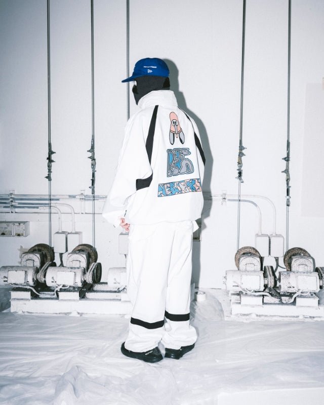 スノートラックジャケット NEW ERA SNOWBOARDING SHINKNOWNSUKE パイピング ホワイト 4