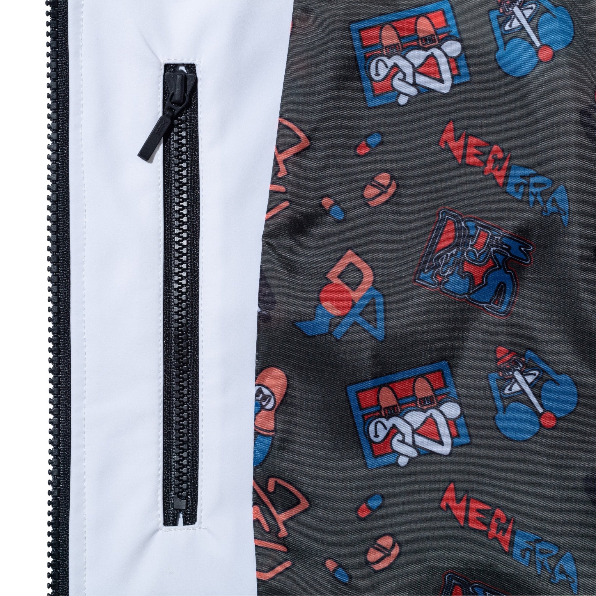 スノートラックジャケット NEW ERA SNOWBOARDING SHINKNOWNSUKE パイピング ホワイト 18