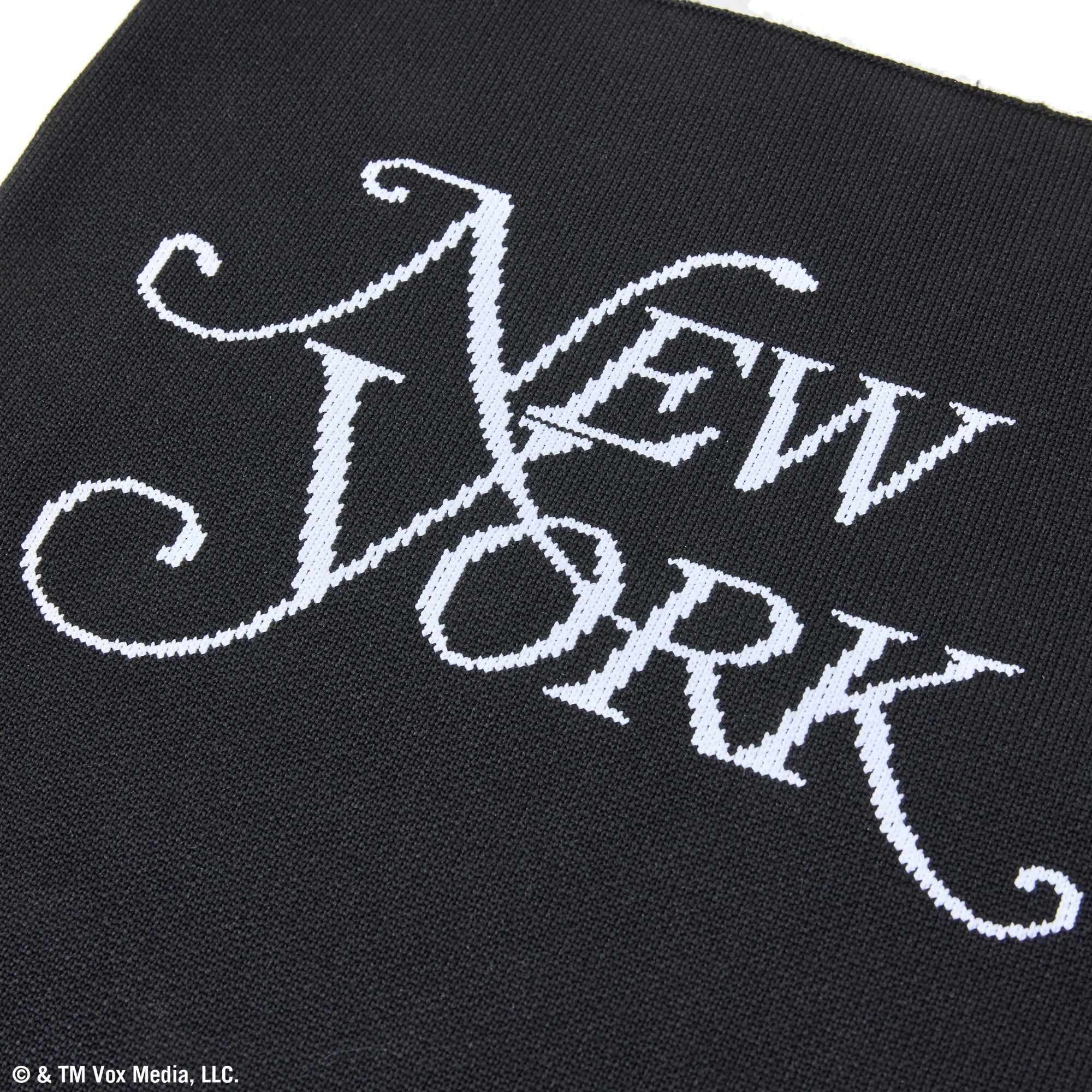ニットトートバッグ New York Magazine ブラック 3