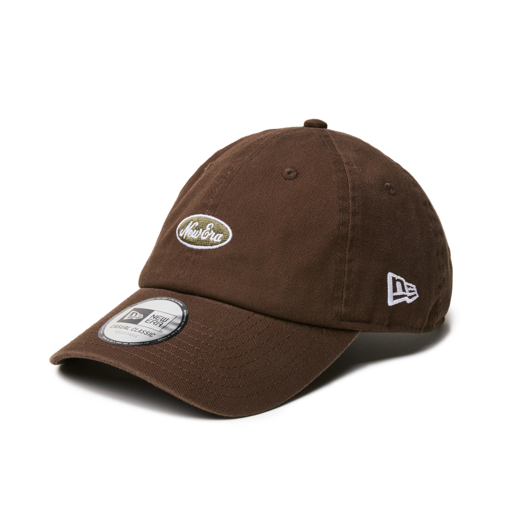 ニューエラ　くっきーコラボ　NEロゴ ウォルナット NEW ERA ニューエラ キャップ カジュアルクラシック Square Logo