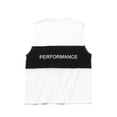 パフォーマンス マッスルタンク Panel Logo ホワイト/ブラック 【 Performance Apparel 】 - 14121981-S | NEW ERA ニューエラ公式オンラインストア