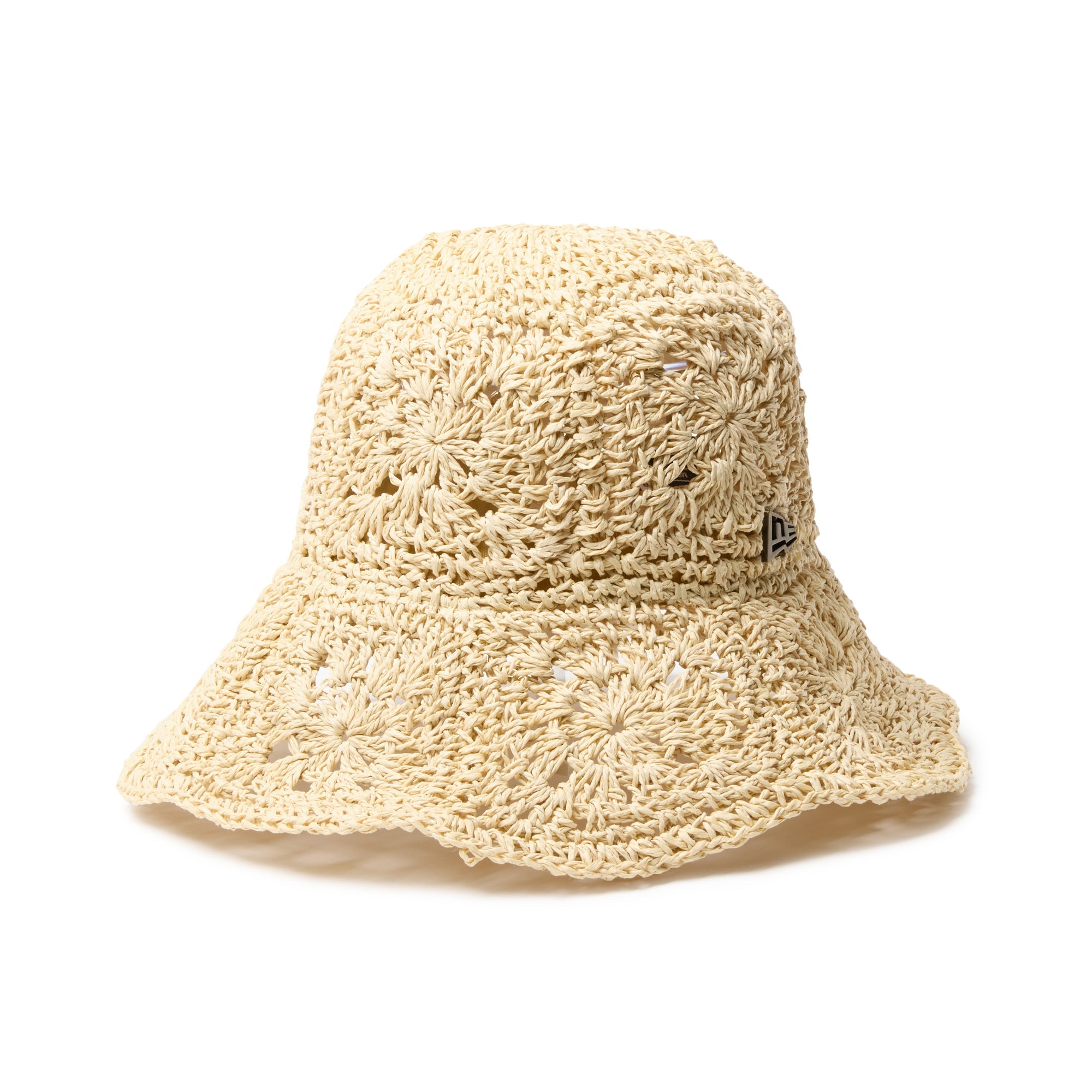 アドベンチャー ワイドブリム Paper Crochet Hat ライトベージュ