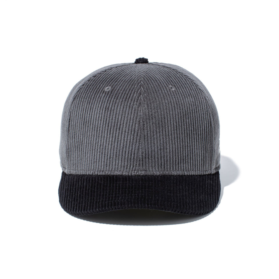 PC 59FIFTY 2 - Tone Corduroy コーデュロイ ベーシック グレー ブラックバイザー - 14866544 - 700 | NEW ERA ニューエラ公式オンラインストア