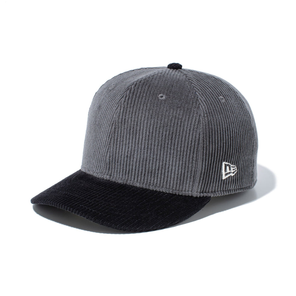 PC 59FIFTY 2 - Tone Corduroy コーデュロイ ベーシック グレー ブラックバイザー - 14866544 - 700 | NEW ERA ニューエラ公式オンラインストア