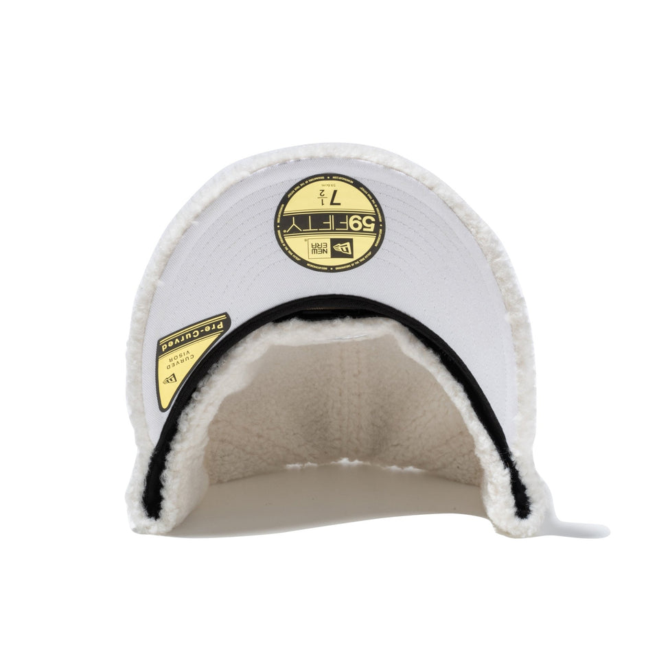 PC 59FIFTY Boa Fleece ボアフリース ニューヨーク・ヤンキース ホワイト - 14866540 - 700 | NEW ERA ニューエラ公式オンラインストア
