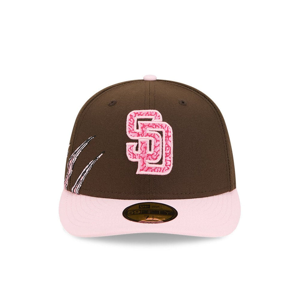 PC 59FIFTY Brains サンディエゴ・パドレス ウォルナット ピンクバイザー - 14866570-700 | NEW ERA ニューエラ公式オンラインストア