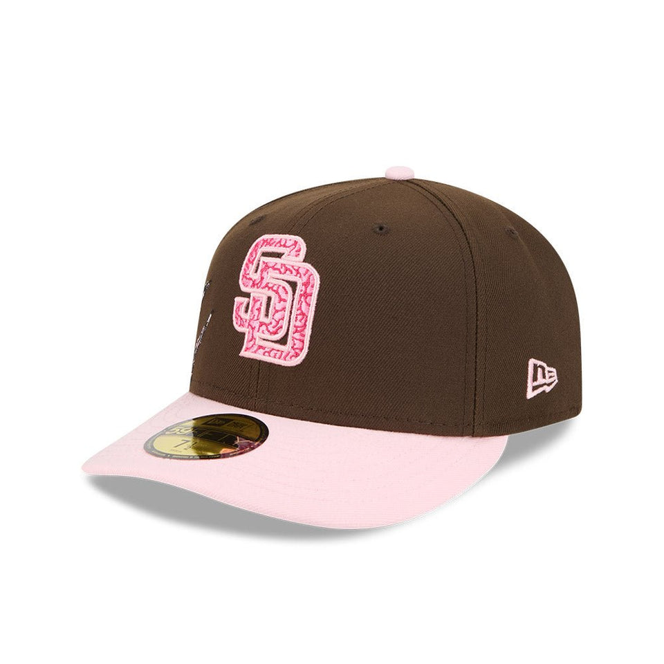 PC 59FIFTY Brains サンディエゴ・パドレス ウォルナット ピンクバイザー - 14866570-700 | NEW ERA ニューエラ公式オンラインストア
