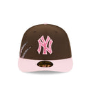 PC 59FIFTY Brains ニューヨーク・ヤンキース ウォルナット ピンクバイザー - 14866571-700 | NEW ERA ニューエラ公式オンラインストア