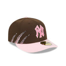 PC 59FIFTY Brains ニューヨーク・ヤンキース ウォルナット ピンクバイザー - 14866571-700 | NEW ERA ニューエラ公式オンラインストア