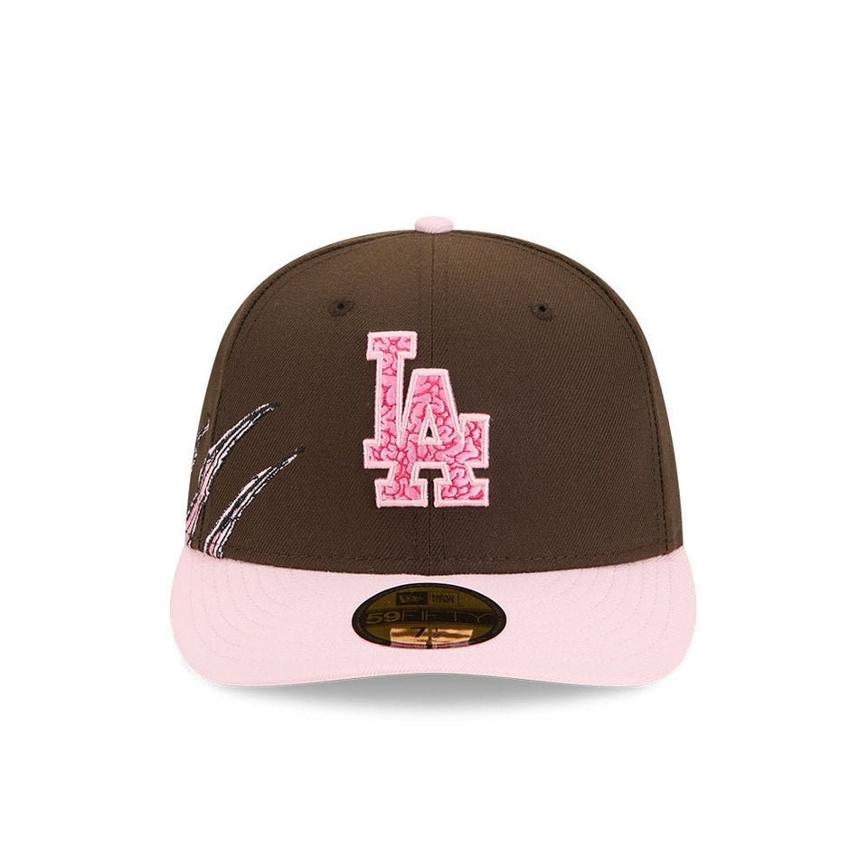 PC 59FIFTY Brains ロサンゼルス・ドジャース ウォルナット ピンクバイザー - 14866572-700 | NEW ERA ニューエラ公式オンラインストア