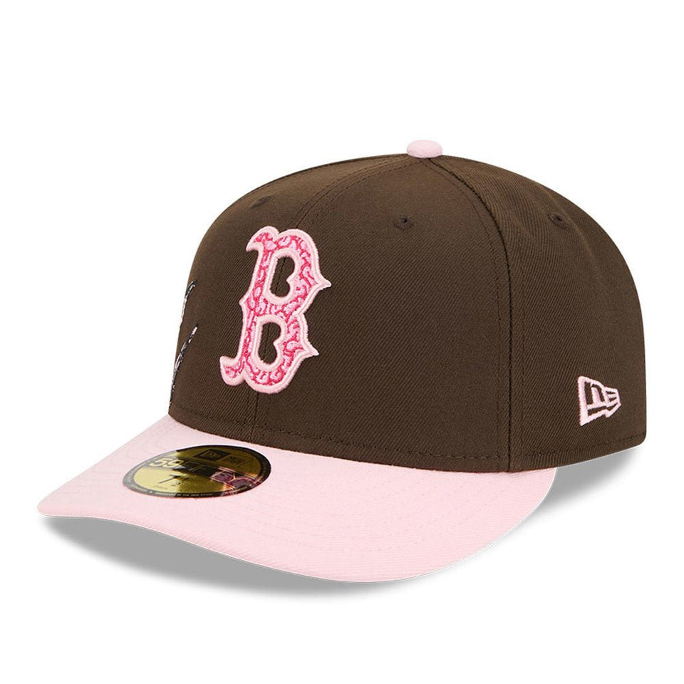 PC 59FIFTY Brains ボストン・レッドソックス ウォルナット ピンクバイザー - 14866573-700 | NEW ERA ニューエラ公式オンラインストア