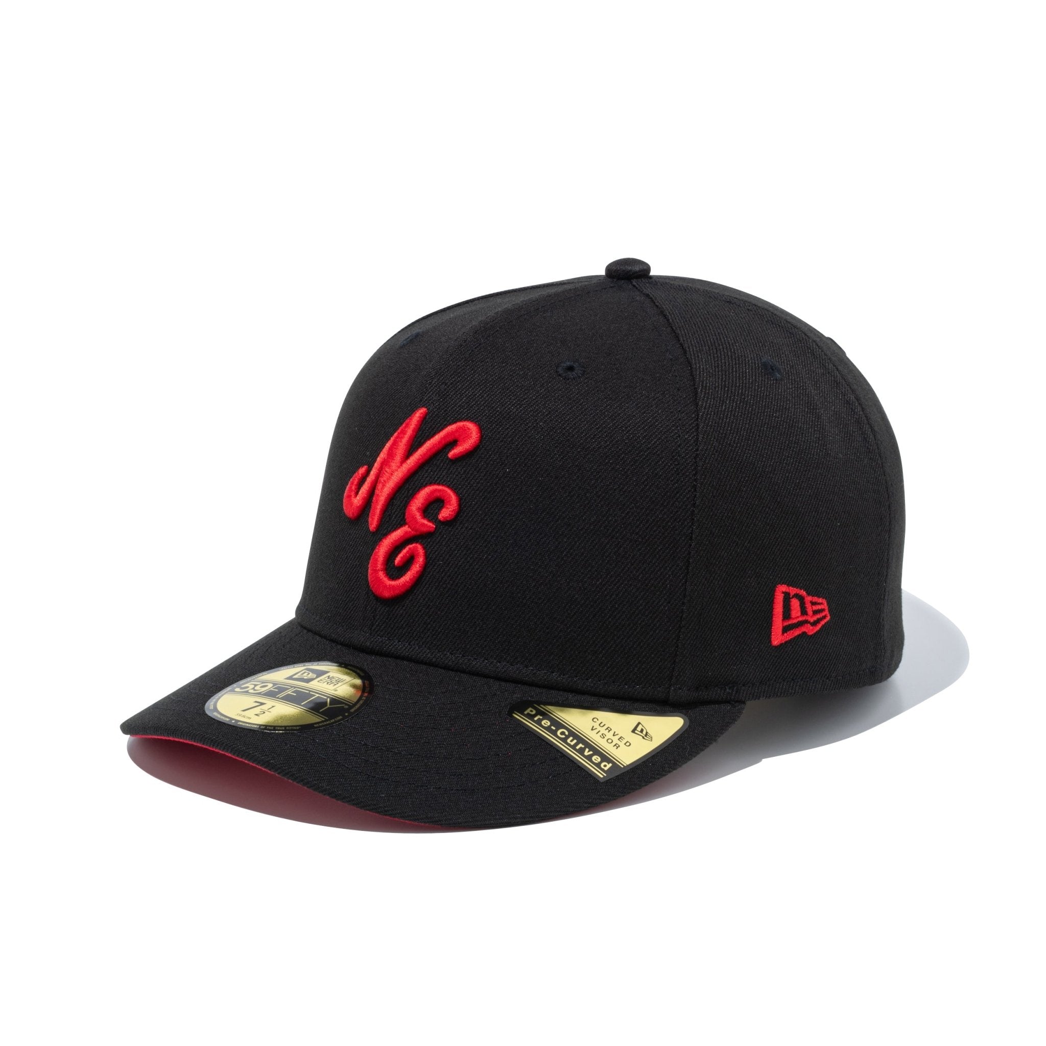 PC 59FIFTY Color Variation クラシックロゴ ブラック × レッド