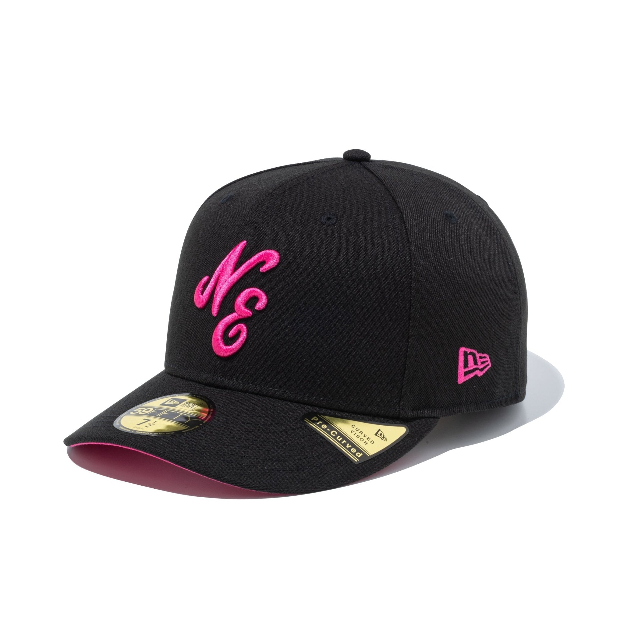 PC 59FIFTY Color Variation クラシックロゴ ブラック × ピンク