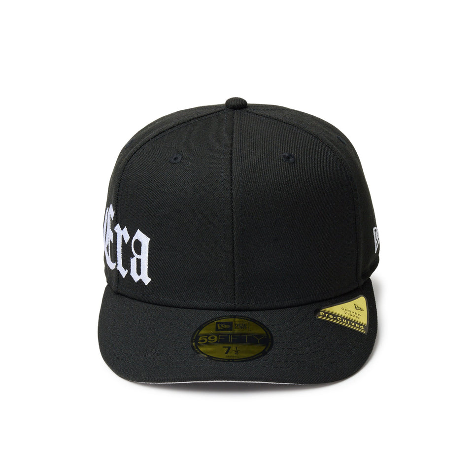 PC 59FIFTY Essential オールドイングリッシュロゴ ブラック - 14388383 - 700 | NEW ERA ニューエラ公式オンラインストア
