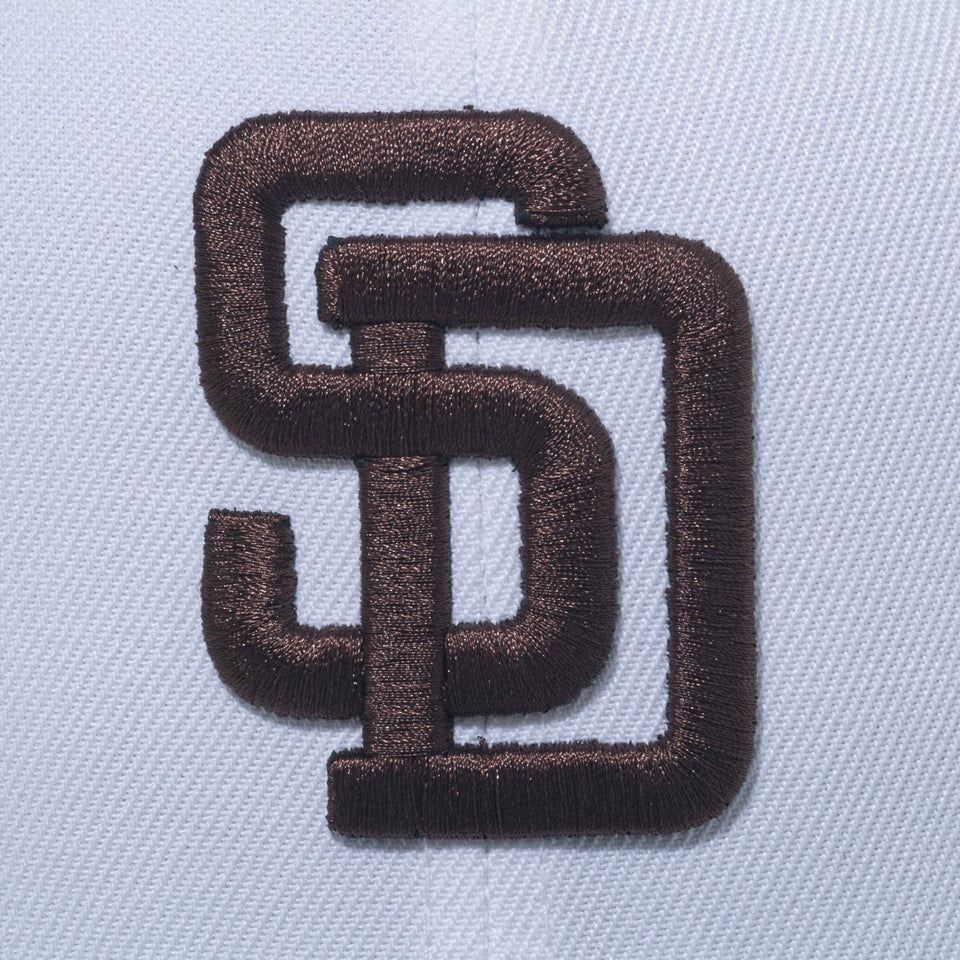 PC 59FIFTY Ice Age サンディエゴ・パドレス クーパーズタウン オプティックホワイト スノーグレーバイザー - 14908176-700 | NEW ERA ニューエラ公式オンラインストア