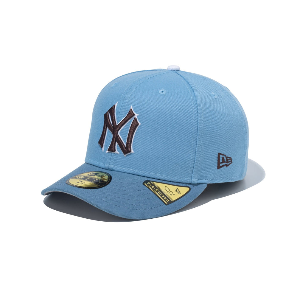 PC 59FIFTY Ice Age ニューヨーク・ヤンキース クーパーズタウン バーズアイブルー フェーデッドブルーバイザー - 14908177-700 | NEW ERA ニューエラ公式オンラインストア