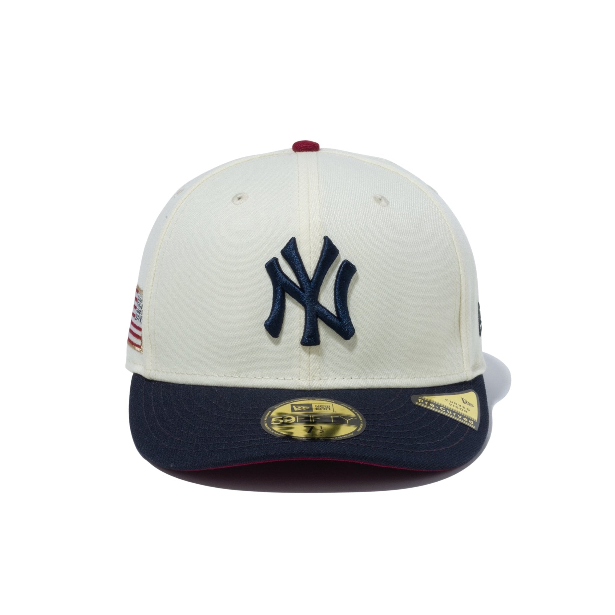 PC 59FIFTY Stars & Stripes ニューヨーク・ヤンキース クローム ネイビーバイザー 9
