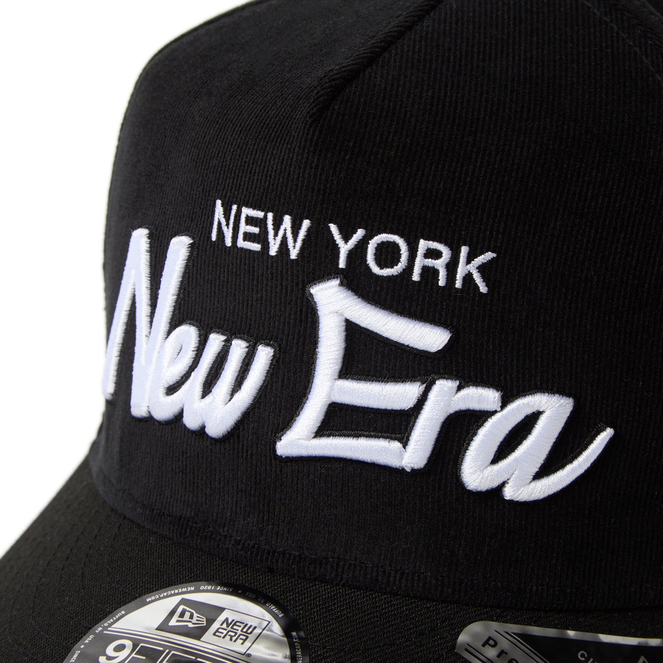 PC 9FIFTY A-Frame Corduroy NEW ERA New York ブラック | ニューエラ