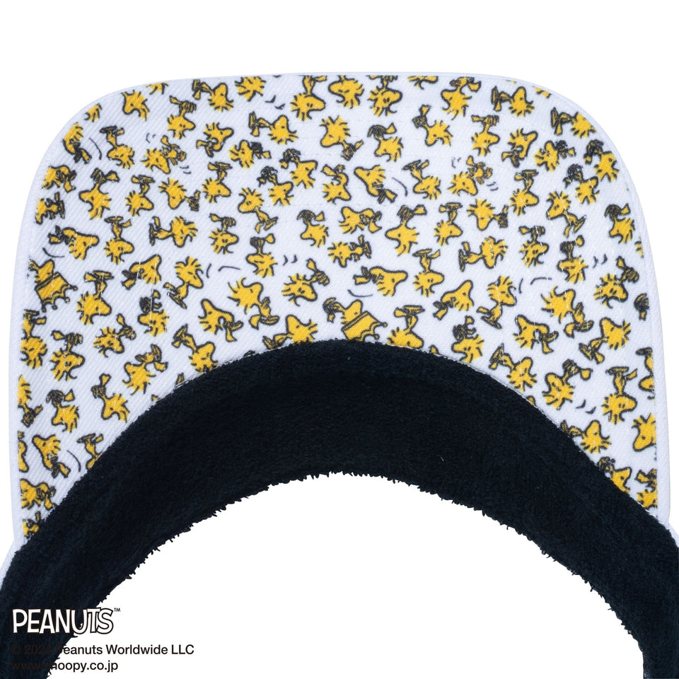 【ゴルフ】サンバイザー ロングバイザー PEANUTS ピーナッツ ホワイト - 14124301-OSFM | NEW ERA ニューエラ公式オンラインストア