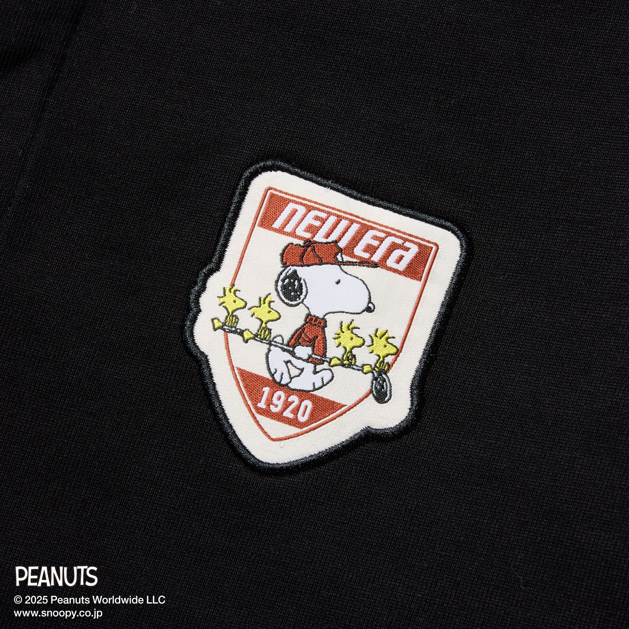 ラグビーシャツ PEANUTS ピーナッツ ワッペン ブラック | ゴルフ 3