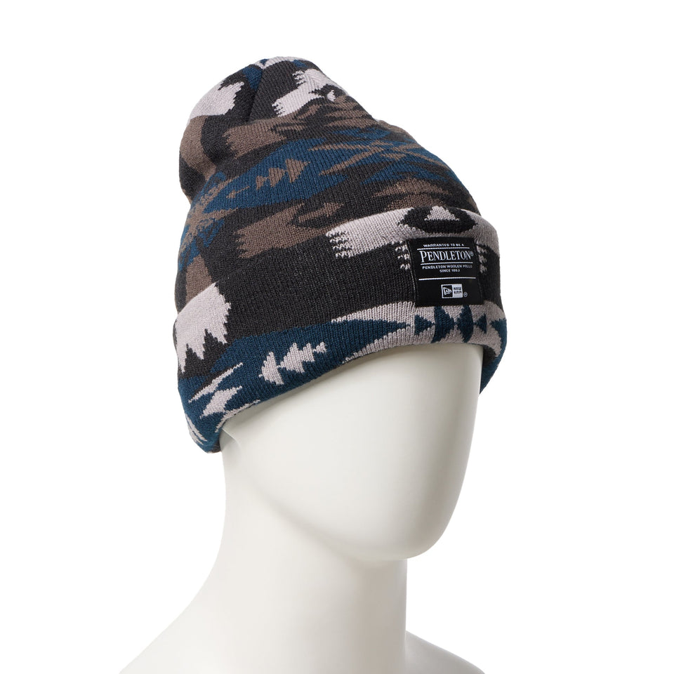 ベーシック カフニット Pendleton ペンドルトン ブラック - 14699390 - OSFM | NEW ERA ニューエラ公式オンラインストア