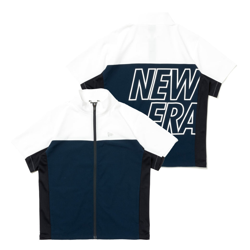 半袖 クロスウェアジャケット ホワイト / ネイビー 【 Performance Apparel 】 - 14311399-S | NEW ERA ニューエラ公式オンラインストア