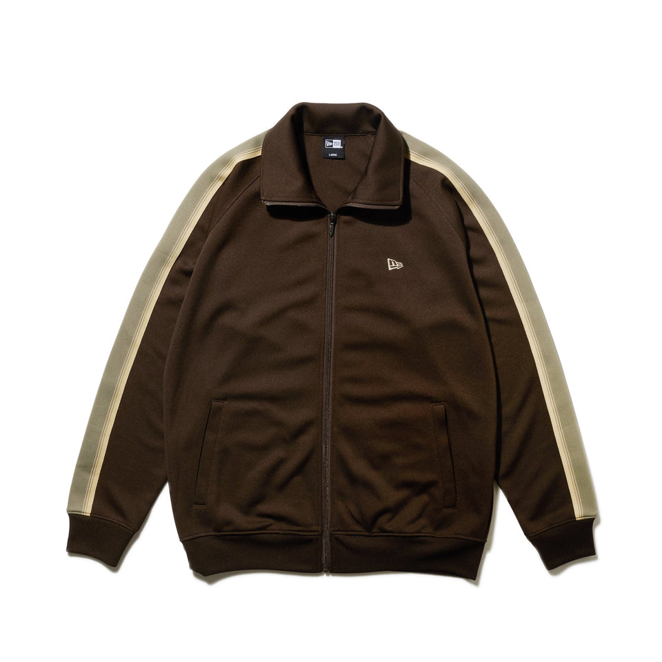 スムースジャージー サイドテープ トラックジャケット ウォルナット 【Performance Apparel】 - 14312805 - S | NEW ERA ニューエラ公式オンラインストア