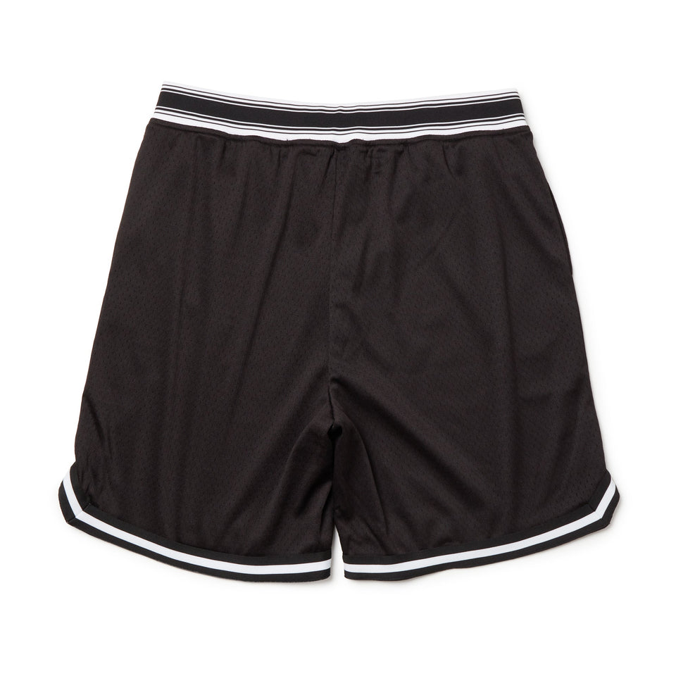 65%OFF【送料無料】 バスケットボール メッシュ ショートパンツ ブラック XLサイズ以上