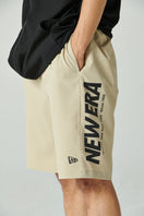 クロスウェア ショートパンツ ワードマークロゴ ベージュ