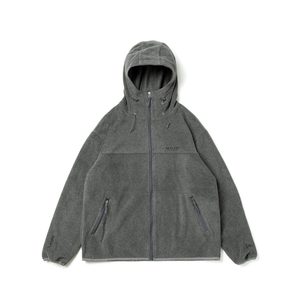 フルジップフーディー フリースジャケット POLARTEC BLACK LABEL FW25 チャコール - 14746910-S | NEW ERA ニューエラ公式オンラインストア