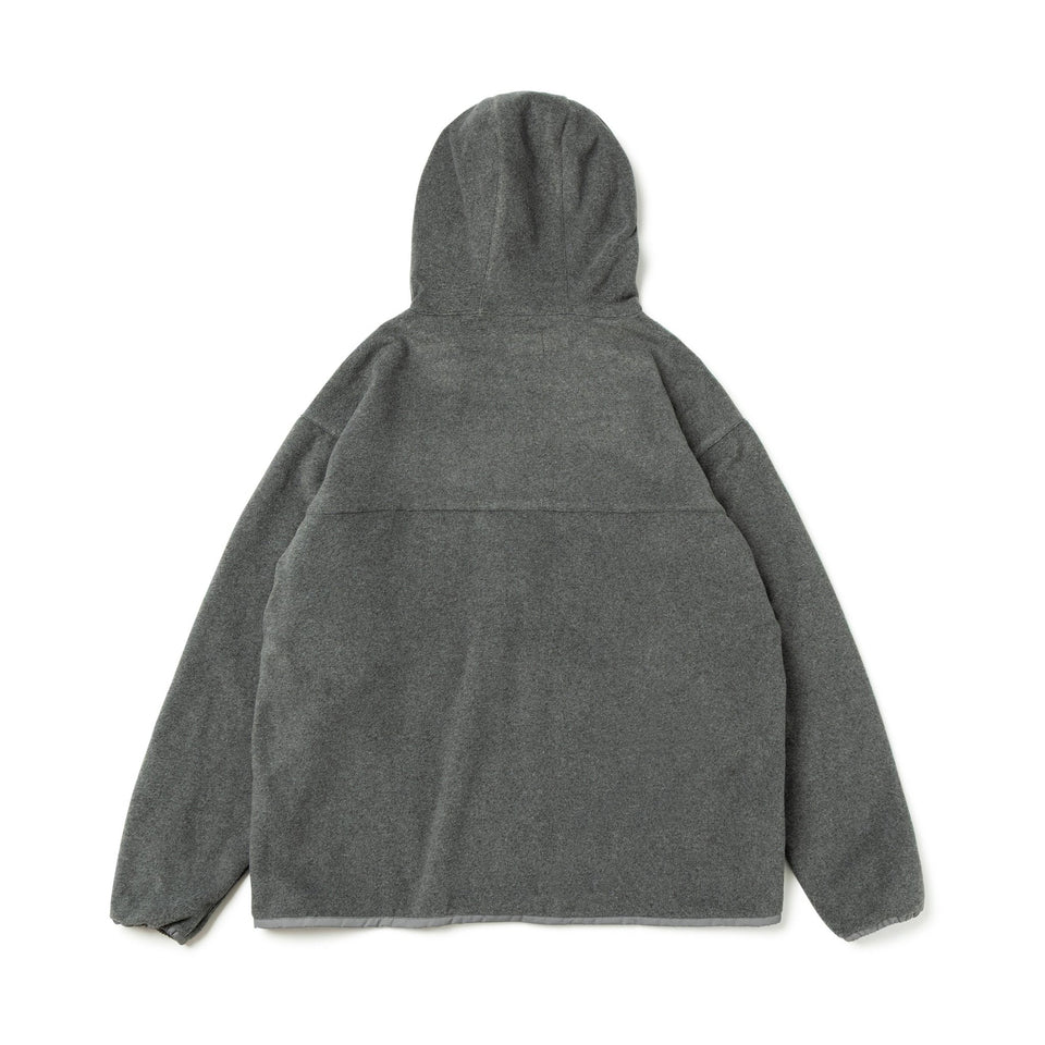 フルジップフーディー フリースジャケット POLARTEC BLACK LABEL FW25 チャコール - 14746910-S | NEW ERA ニューエラ公式オンラインストア