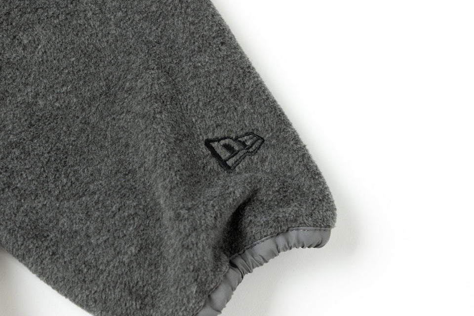 フルジップフーディー フリースジャケット POLARTEC BLACK LABEL FW25 チャコール - 14746910-S | NEW ERA ニューエラ公式オンラインストア