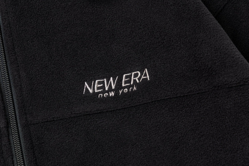 フルジップフーディー フリースジャケット POLARTEC BLACK LABEL FW25 ブラック - 14746911-S | NEW ERA ニューエラ公式オンラインストア