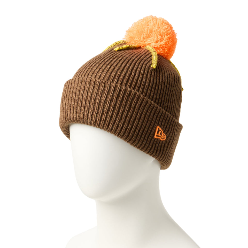 ポンポンニット Powered by GORO NAKATSUGAWA（MIN-NANO） ブラウン