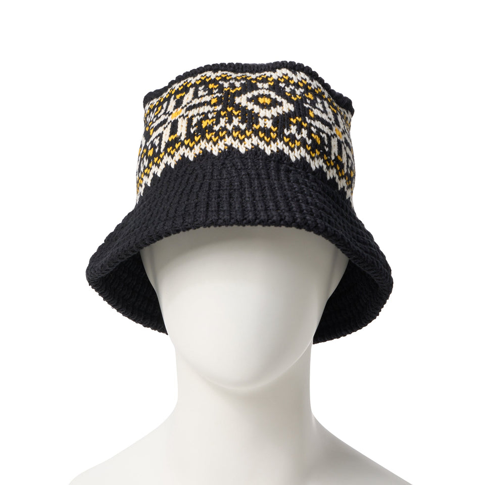 ニットバケット Powered by GORO NAKATSUGAWA（MIN - NANO） ノルディック ブラック - 14703366 - SM | NEW ERA ニューエラ公式オンラインストア