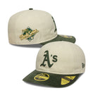 RC 59FIFTY ノンバックラム 59FIFTY DAY Memorial Collection オークランド・アスレチックス オフホワイト ダークグリーンコーデュロイバイザー - 14700170 - 700 | NEW ERA ニューエラ公式オンラインストア