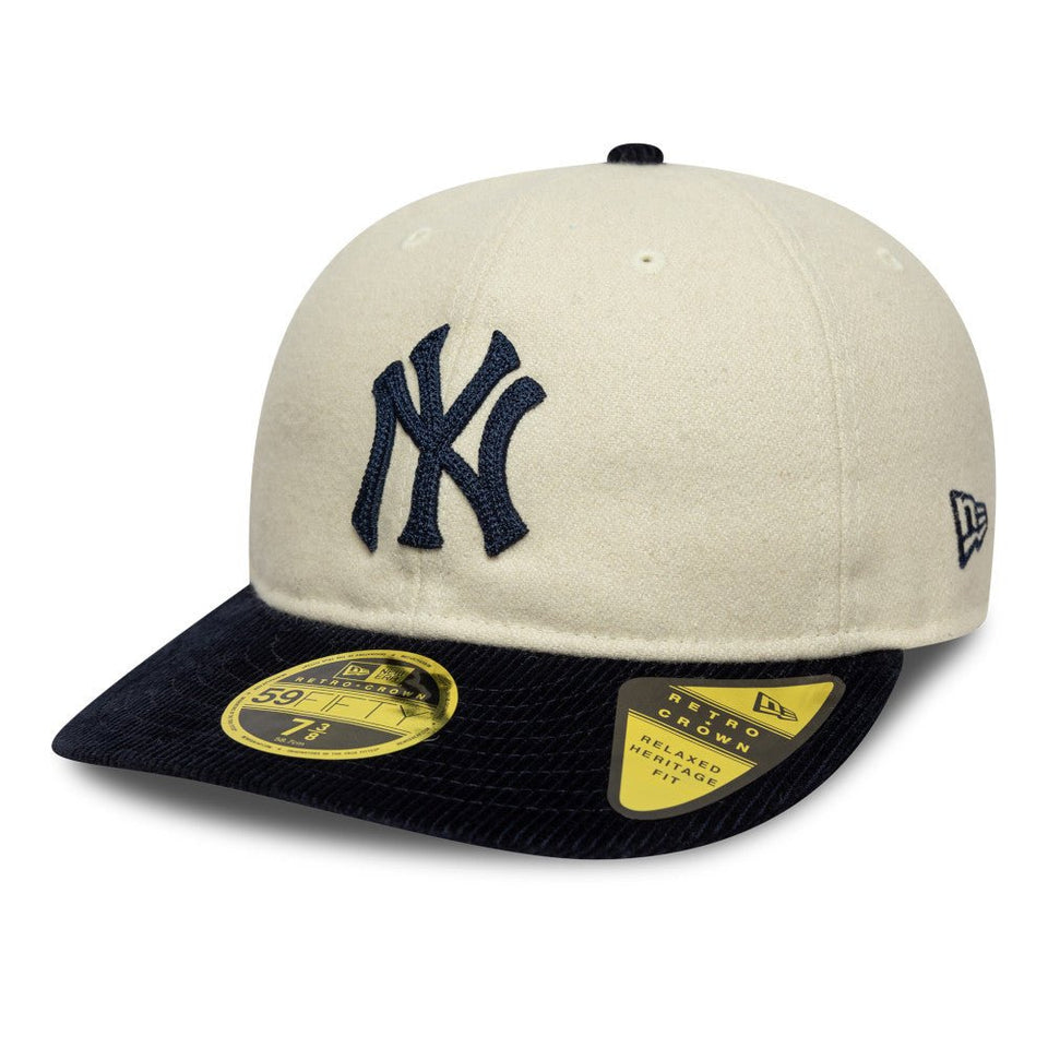 RC 59FIFTY ノンバックラム 59FIFTY DAY Memorial Collection ニューヨーク・ヤンキース オフホワイト ネイビーコーデュロイバイザー - 14700171 - 700 | NEW ERA ニューエラ公式オンラインストア