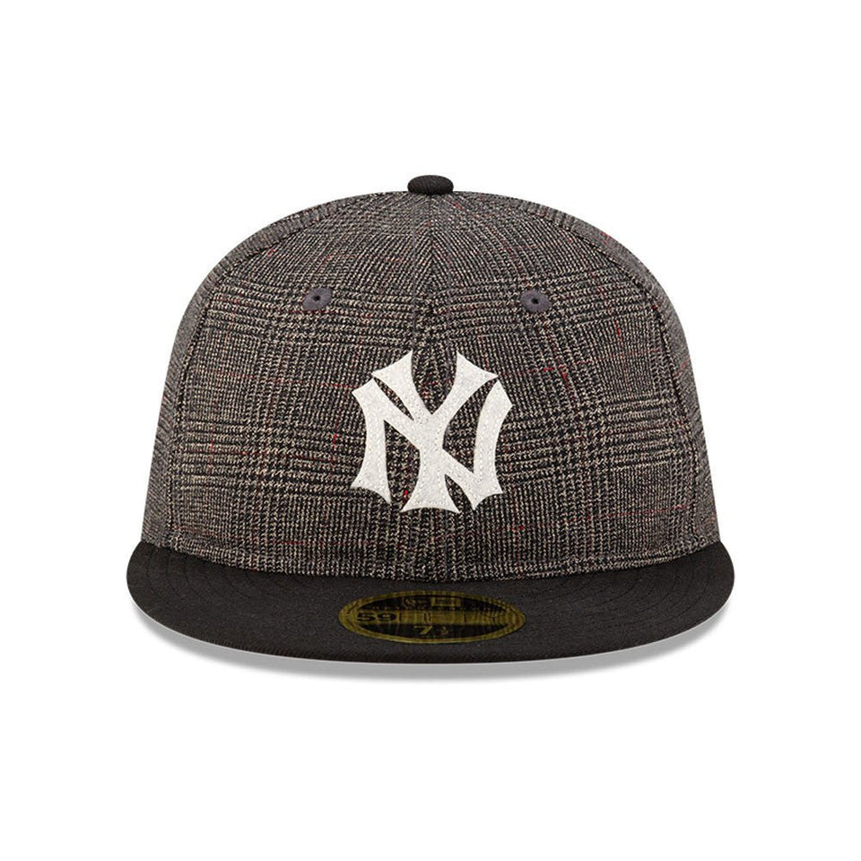 RC 59FIFTY 59FIFTY DAY Memorial Collection ニューヨーク・ヤンキース クーパーズタウン Three Rooms グレンチェック ブラックバイザー - 14676998 - 700 | NEW ERA ニューエラ公式オンラインストア