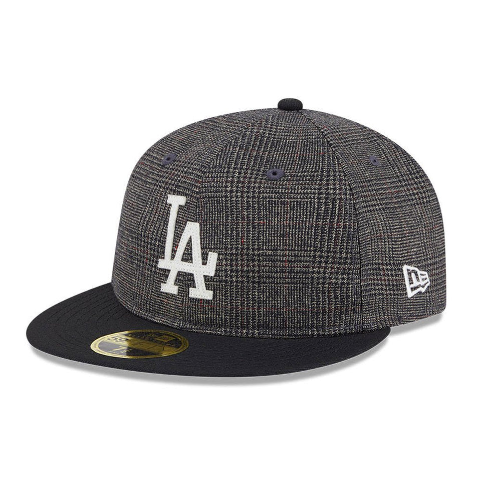 RC 59FIFTY 59FIFTY DAY Memorial Collection ロサンゼルス・ドジャース クーパーズタウン Three Rooms グレンチェック ブラックバイザー - 14677000 - 700 | NEW ERA ニューエラ公式オンラインストア