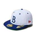 RC 59FIFTY フラットバイザー Dodgers Pack ブルックリン・ドジャース クーパーズタウン ホワイト ダークロイヤルバイザー - 14388382 - 700 | NEW ERA ニューエラ公式オンラインストア